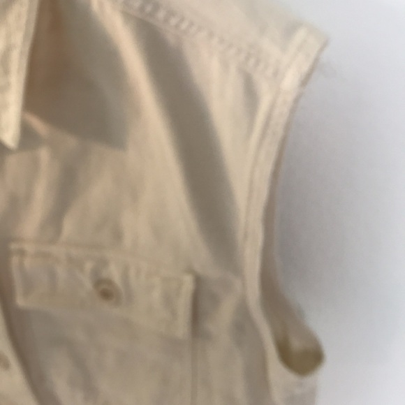 Altered-Madewell Drakefield Shirt-Jacket in Ecru - Picture 6 of 7